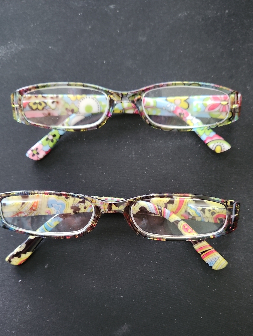 NEW Women's Reading Glasses 2 Pairs Ladies Fashion Spring Hinge Readers 2.0x
